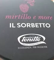 Mängden socker i mure et mirtille sorbet