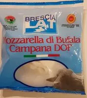 Mängden socker i Mozzarella di buffala Campana DOP
