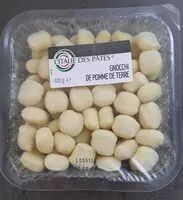 Mängden socker i Gnocchi de pommes de terre