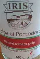 Mängden socker i Pulpe de tomates naturelle