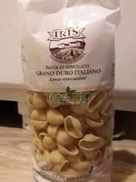 Mängden socker i Conchiglioni Nudeln