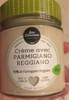 Mängden socker i Creme avec PARMIGIANO REGGIÀNO