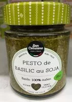 Mängden socker i Pesto de Basilic au soja