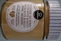 Mängden socker i Mousse di vino moscato d'asti