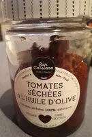 Mängden socker i Tomates séchées à l'huile d'olive