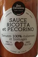 Mängden socker i Sauce ricotta et pecorino