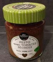 Mängden socker i Pesto avec tomates sechées
