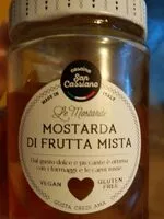 Mängden socker i Mostarda di frutta mista