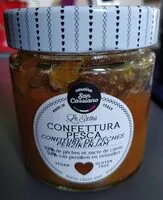 Mängden socker i Cascina san Cassiano Confiture de peches