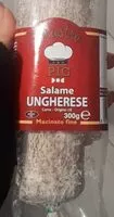 Mängden socker i Salame UNGHERESE