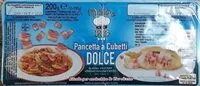 Mängden socker i Pancetta a cubetti dolce
