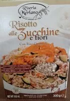Mängden socker i Risotto carnaroli alle zucchine e fiori