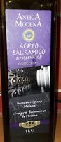 Mängden socker i Essig: Aceto Balsamico