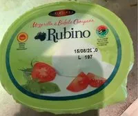 Mängden socker i Mozzarella di bufala campana - Rubino