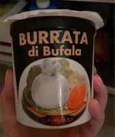 Mängden socker i burrata di bufala