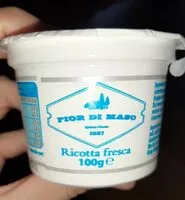 Mängden socker i Ricotta fresca Fior di Maso