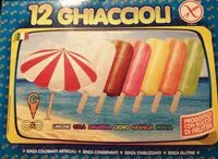 Mängden socker i 12 Ghiaccioli