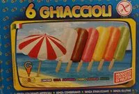 Mängden socker i Ghiaccioli