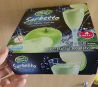 Mängden socker i Sorbetto