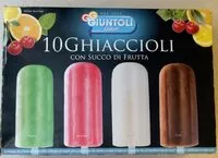 Mängden socker i Ghiaccioli