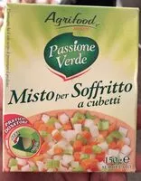 Mängden socker i Misto per soffritto a cubetti