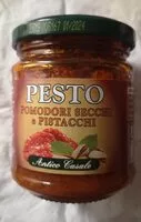 Mängden socker i pest pomodori secchi e pistacchi