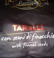Mängden socker i Taralli con semi di finocchio