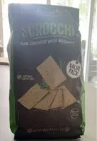 Mängden socker i Thin crackers with Rosemary