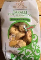 Mängden socker i Taralli gusto classico