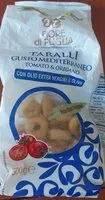 Mängden socker i Taralli gusto mediterraneo al pomodoro e origano