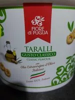 Mängden socker i Taralli gusto classico