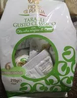 Mängden socker i Taralli gusto classico