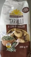 Mängden socker i Taralli ai semi di finocchio