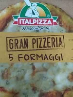 Mängden socker i Pizza 5 formaggi