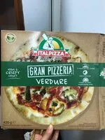 Mängden socker i Pizza verduras