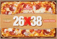 Mängden socker i Salamino e provolone pizza surgelata