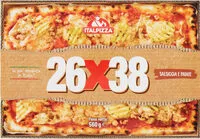 Mängden socker i Salsiccia e patate pizza surgelata