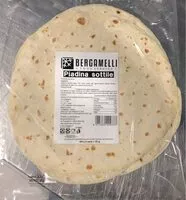 Mängden socker i Piadina sottile