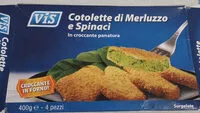 Mängden socker i Cotolette di merluzzo e spinaci