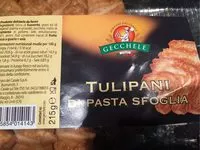 Mängden socker i Tulipani di pasta sfoglia