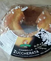 Mängden socker i Ciambella zuccherata
