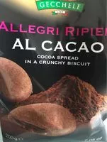 Mängden socker i Allegri ripieni al cacao