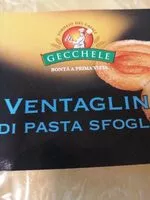 Mängden socker i Ventaglini di pasta sfoglia