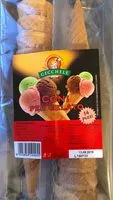 Mängden socker i Coni per gelato