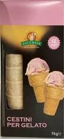 Mängden socker i Cestini per gelato