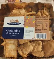 Mängden socker i Coriandoli di carnevale