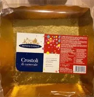 Mängden socker i Crostoli di carnevale