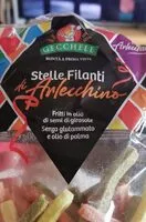 Mängden socker i Stelle filanti di arlecchino