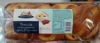 Mängden socker i Treccia,crema pasticcera e gocce di cioccolato