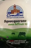 Mängden socker i Squacquerone senza lattosio